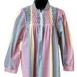 Vintage Saybury Seersucker rainbow Photo 1