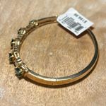 Sterling Silver NWT CR Emerald 14K Gold Over  Bangle Photo 4