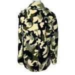 Anthropologie Womens Love Tree Fleece Sherpa Camo Print Pea Coat Jacket Size S Photo 8