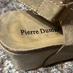 Pierre Dumas Gold Platform Wedges Photo 11