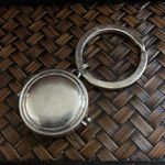 Vintage silver plates mini photobox keychain Photo 0