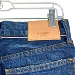 NWT MOUSSY Medium Wash Straight Leg Denim Jeans Whiskering Button Fly Size 26 Photo 7
