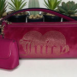 Juicy Couture  Pink Shoulder Bag with‎ Textured Design and Metallic Accents Photo 0