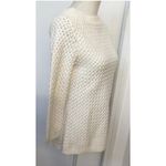 Talbots Women’s Ivory Knit Sweater top boat neck size S MSRP $79.50 Photo 3
