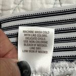 Roz & Ali  size large skirt pull on zips in back lined blue and white floral NWT Photo 4