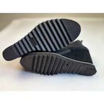 Toms ‎ Black Suede Ankle Wedge Bootie Women's 10 Low Top Photo 4