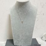 10k Rose Gold Natural Mined Earth Diamond Mini Key Dainty Necklace Gray Photo 8