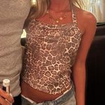 Missguided Cheetah Halter Tank Top Photo 3