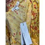 Poupette St. Barth Clara Mini Dress – White & Orange Floral Photo 5