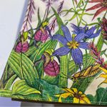 1992 Harlequin Mills 100% Cotton Tote Bag Floral Birds Joyce in USA :Box0013: Green Photo 3