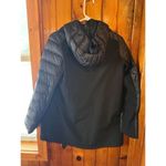 Calvin Klein Stylish Black Hooded Puffer Jacket Coat with Quilted ‎ Winter Outerwear Size M Photo 1