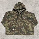 Adidas  Originals R.Y.V. Jacket Womens Small Camo Windbreaker 2022 Hooded Nylon Photo 1