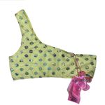 Jaded London  Women's Asymmetric Overlay Top Knit Mix Size 6 NWT One Shoulder Photo 1