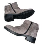 Aquatalia  Gray Suede Boots Booties Shoes size 9.5 Photo 5