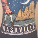 Wound Up  Nashville Under The Stars Blue Graphic Short Sleeve Shirt Photo 2