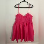 SELKIE Cali Rosebud Dress Pink Mini Dress NWT Size Large Photo 4