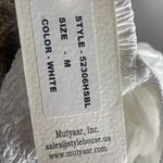 Sim & Sam ‎ White Puff Sleeve Crop Top size Medium Photo 3