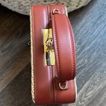 Luna Mini Leather & Rattan Box Bag Photo 4