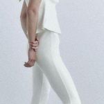 ZARA nwt blogger favorite white soft High waisted flared wide leg pants Photo 2