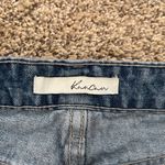 Women’s KanCan Button Fly Straight Leg Cargo Jeans Size 7/27 Blue Photo 2