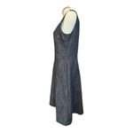Nooworks  Dark Blue Denim Sheath Sleeveless Dress M Photo 3