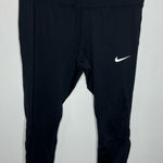 Nike Dri-fit Capri leggings black womens size XL activewear athletic casual Photo 0