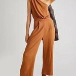 Free People NWOT  Avery Jumpsuit One Shoulder Photo 0