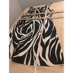 Dress Barn  Women’s Skirtdress Plus 20W Sleeveless Black & White Zebra Y2K Zipper Photo 7
