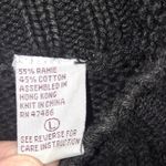 Adrianna Papell  Black Crew Neck Floral Knit Sweater Size Large‎ Photo 4