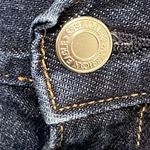 American Eagle  Outfitters Dark Wash Distressed Faded Mom 5-Pocket Shorts- Sz 8 Photo 3