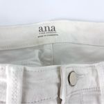 a.n.a  Distressed White Skinny Ankle Jeans Size 2 Photo 8