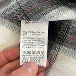 Dazy Black Red White Flannel Shirt Soft Long Size Medium oversized Photo 5