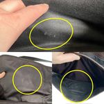 DKNY Brown Suede & Dark Purple Satin Crossbody Purse Photo 11