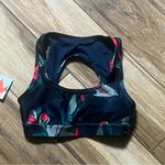 JoyLab  dark blue floral nwt sports bra xs Photo 1
