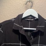 Athleta  Women’s Heat Gen Flannel Shirt Size XSP Petite Black and White Photo 6