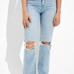American Eagle New AE '90s Bootcut Jean size 6/ 28w comfort stretch waistband in bright blue Photo 1