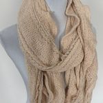 Source Unknown Beige Knit Scarf Photo 1