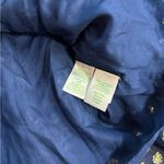 Lilly Pulitzer Cristiana Long Sleeve Chiffon Blue and Gold Midi Dress ~ Sz 00 🧡🍄 Photo 11