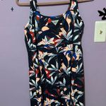 Columbia  performance fishing gear  Floral Midi Dress - Navy and Red Photo 1
