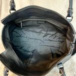 Gucci Abbey Black Denim Canvas Satchel Shoulder Bag Photo 12