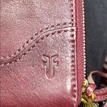 Frye  Maroon Leather Wristlet Photo 3