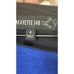 Lafayette 148 New York 100 Virgin Wool Dress 4 Royal Blue Midi 3/4 Sleeve Career Photo 6