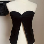 Sincerely Jules NWT  Black Bustier Corset Top, Size Medium Photo 0