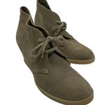 J.Crew Boots Women's Size 10 Chukka Wedge Tan Suede Leather Photo 0