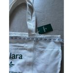 Halara  Bag White Large Canvas Tote‎ Reusable Eco Friendly Sustainable Travel Photo 1