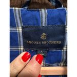 Brooks Brothers Navy Quilted Barn Jacket With Brown Corduroy Collar Large Photo 9