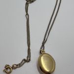 Vintage Gold Filled Cameo of Woman in Profile on 20 In. Gold Filled Cable Chain Photo 1