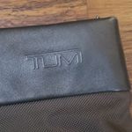 Tumi Large Brown Chic Edgy Feminine Travel Work Nylon Canvas Leather Trim Tote Photo 1