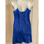 Morgan Taylor  Intimates Set Kimono Robe Chemise Night Slip Blue Floral Sm NWTS Photo 8