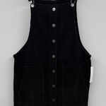 Tinseltown  Black Corduroy Overall Dress‎ Skirt Photo 0